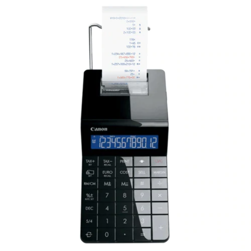 NEW Canon Xmark1 Portable Printing Calculator Black Hand Held
